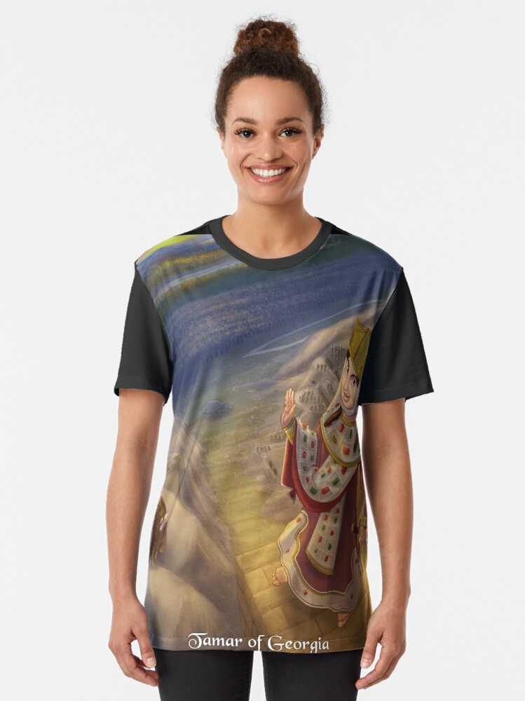 Alternate view of Tamar of Georgia - Rejected Princesses Graphic T-Shirt