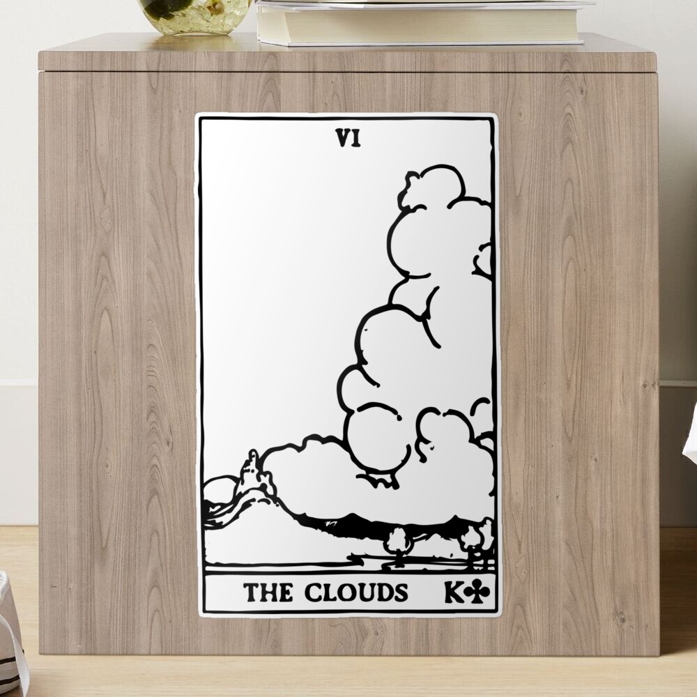 Tarot Journal Sticker Set — Upside Down Clouds