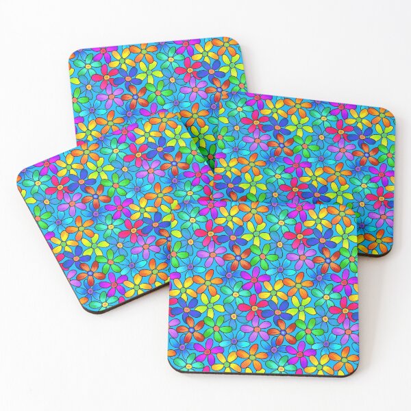 Item preview, Colorful Hand Drawn Flower Pattern // Version 2 designed and sold by Elsy's Art.