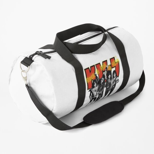 KISS - Rock & Roll All Nite - Full Up Yellow and Red Duffle Bag