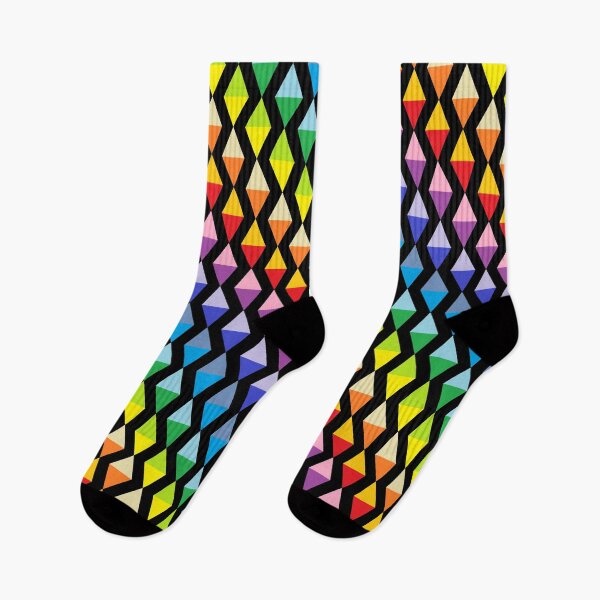 Item preview, Broader Spectrum Rainbow Triangles Black  designed and sold by lornakay.