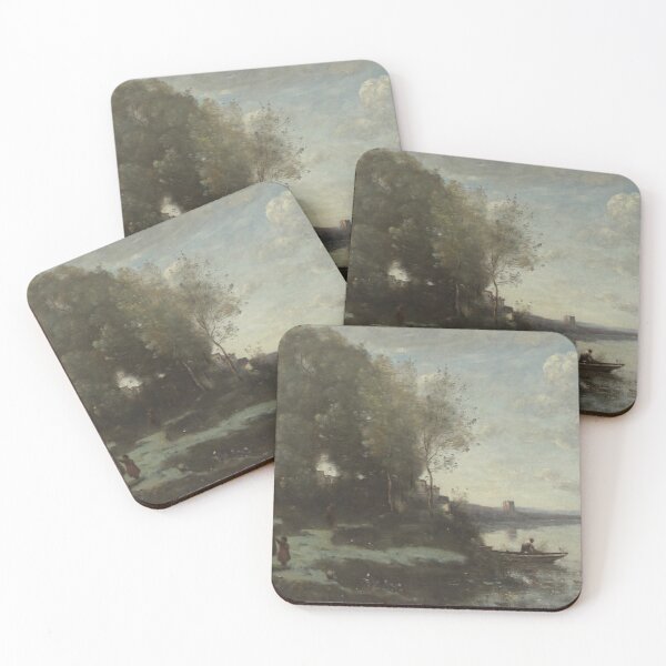 Item preview, River with a distant tower designed and sold by Tizeru.