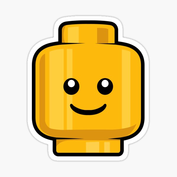 Lego Head Stickers Redbubble - roblox head oof meme tote bag by xdsap redbubble