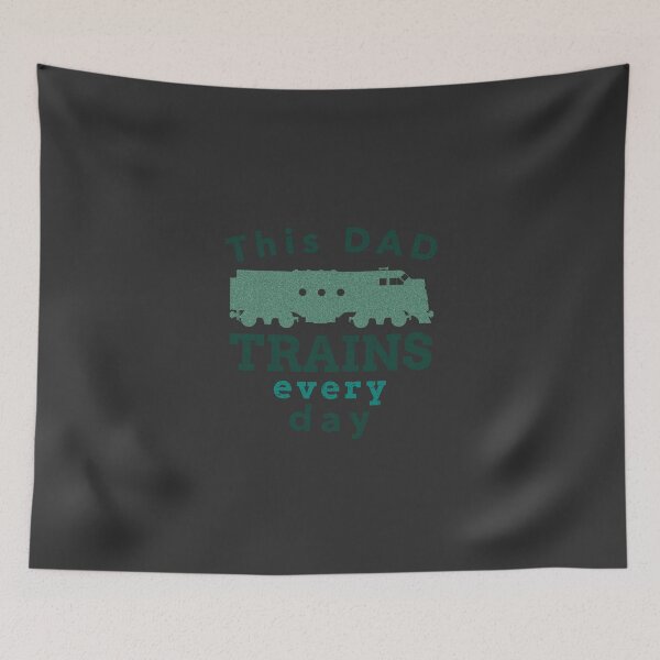 Item preview, Train Theme Items with a Funny Catchy Graphic for All Dads designed and sold by UrTops.