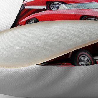 Alternate view of Corvette Classic 1966 Throw Pillow