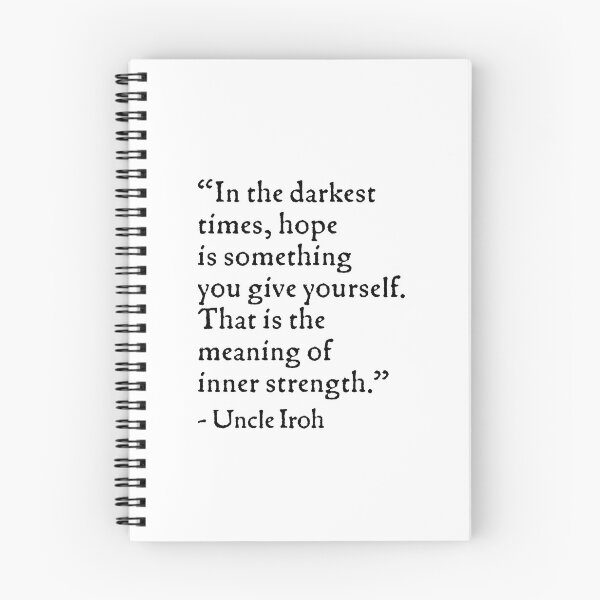 Item preview, Uncle Iroh Hope Quote designed and sold by ruelight.