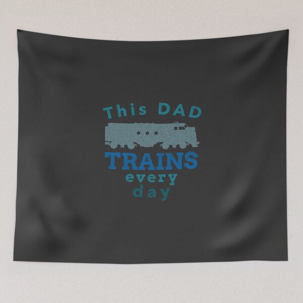 Item preview, Train Theme Items with a Funny Catchy Graphic for All Dads designed and sold by UrTops.