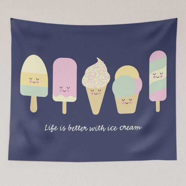 Item preview, Life is better with ice cream 2 designed and sold by Eenig.
