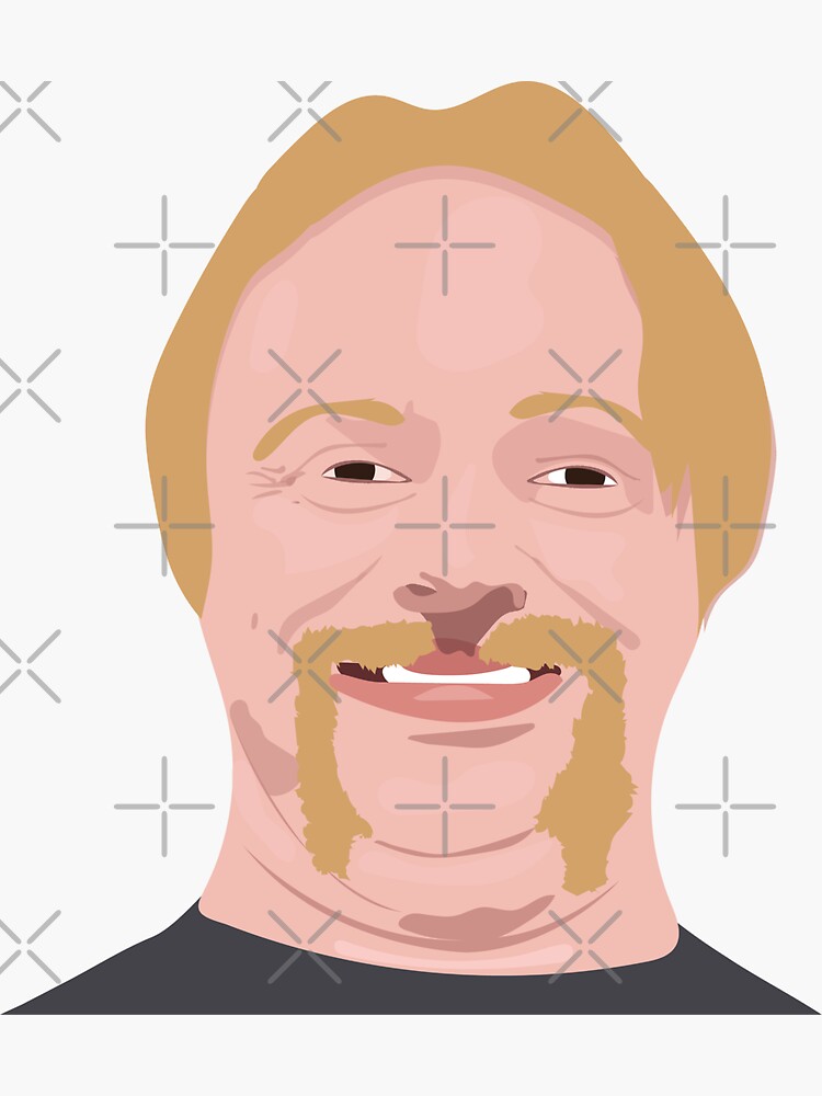 "Gus Johnson" Sticker for Sale by SparrowLag Redbubble