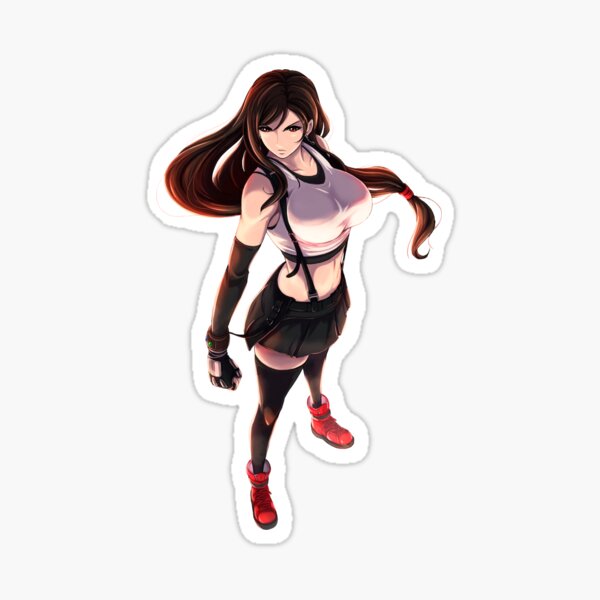 Final Fantasy 7 Remake Tifa Lockhart Anime Sticker
