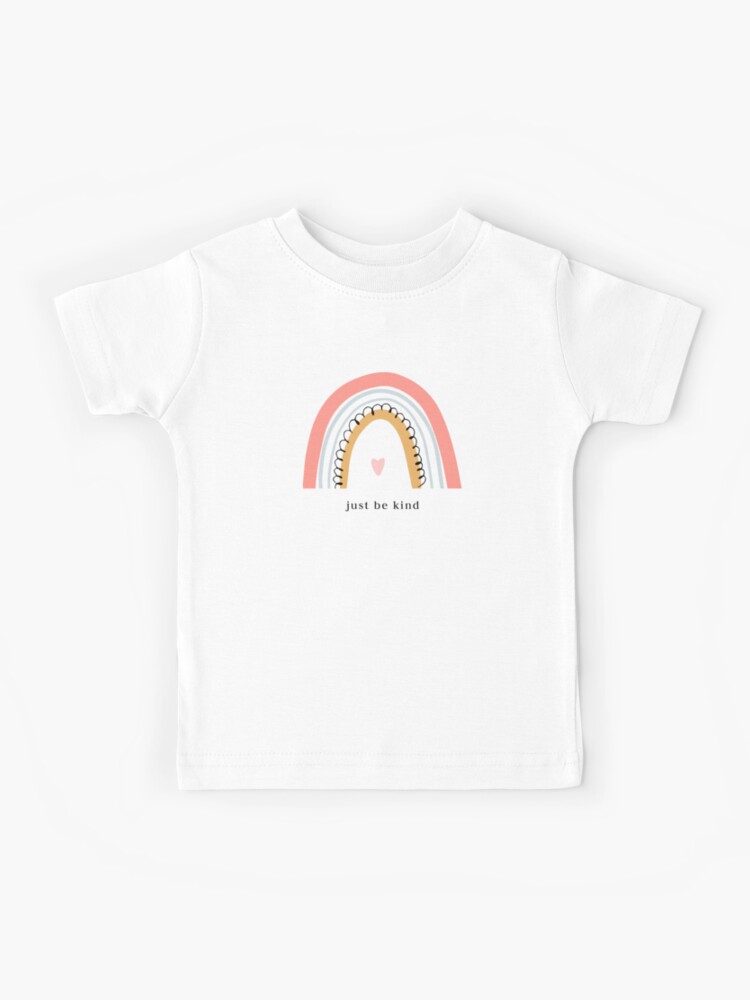 Somber mat dutje Just Be Kind Rainbow Art" Kids T-Shirt for Sale by anabellstar | Redbubble