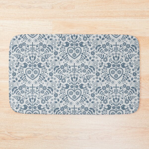 Item preview, Hygge Folk Art Blue designed and sold by design-by-highd.