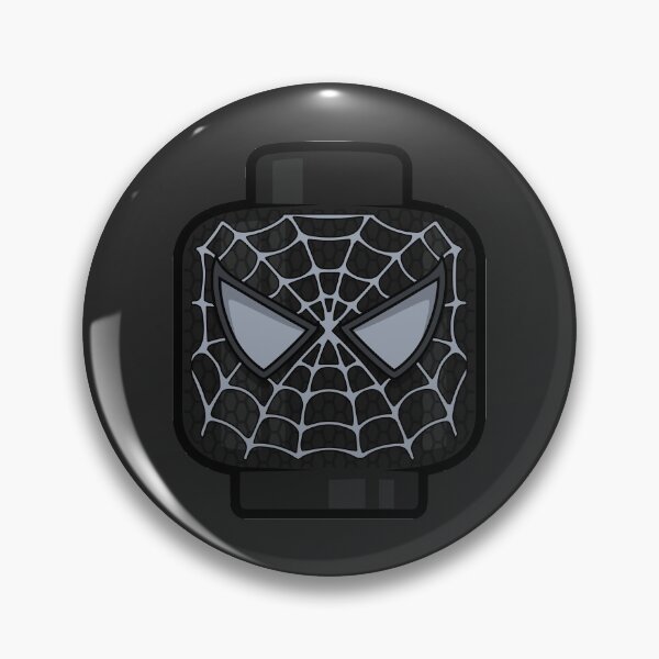 Item preview, Spider Superhero Minifigure head Black Variant designed and sold by Highonbricks.
