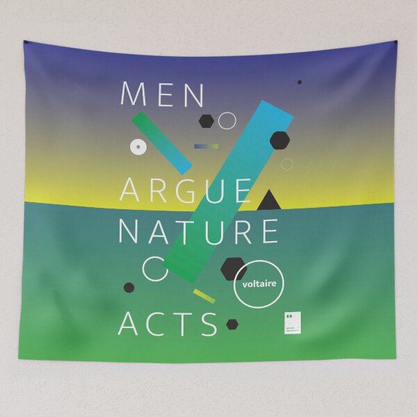 Item preview, Men argue, nature acts designed and sold by quotesonposters.