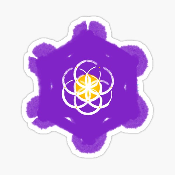 Feminine Seed of Life Sticker