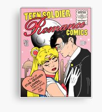 Teen Soldier Romance Comics Metal Print