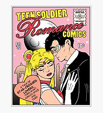 Teen Soldier Romance Comics Photographic Print