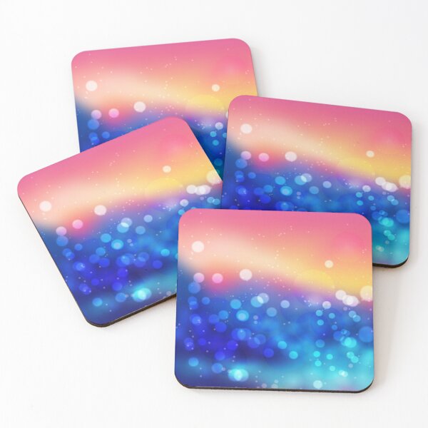 Item preview, pink and blue bokeh designed and sold by Balasoiu Claudia.
