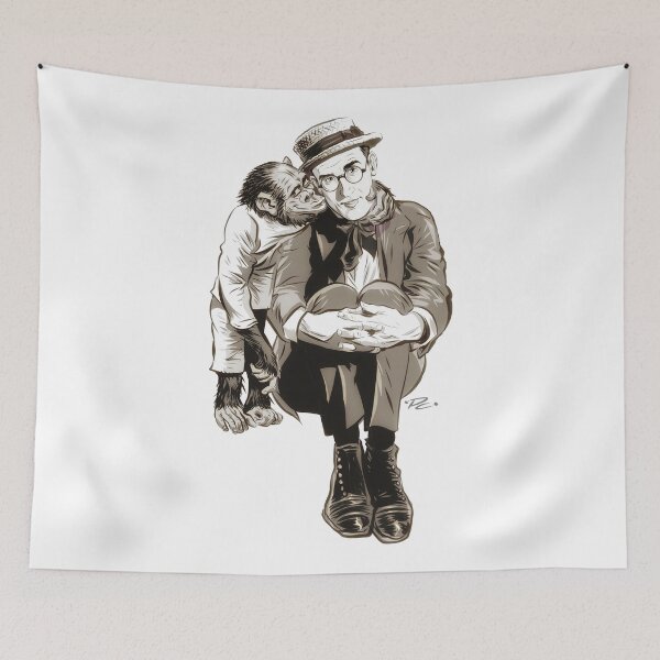 Item preview, Harold Lloyd - An illustration by Paul Cemmick designed and sold by TIGERDAVER.
