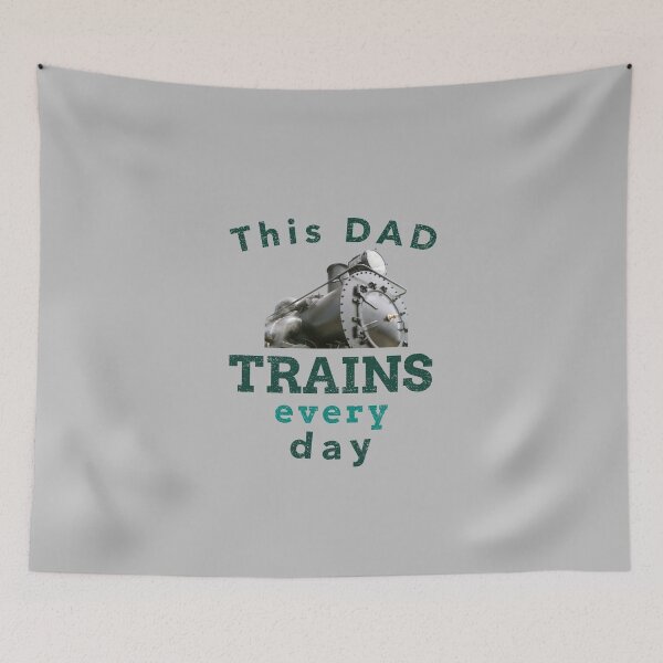 Item preview, Steam Train Theme Items with a Funny Catchy Graphic for All Dads designed and sold by UrTops.