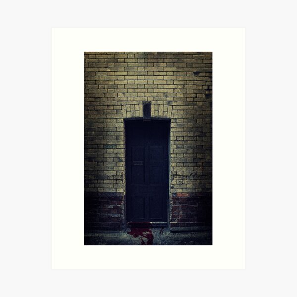 Bloody Door Art Print