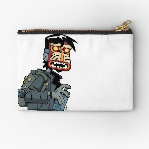 Zombie Graffiti Writer Zipper Pouch