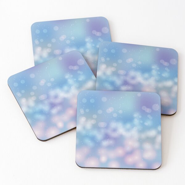 Item preview, light blue bokeh designed and sold by Balasoiu Claudia.