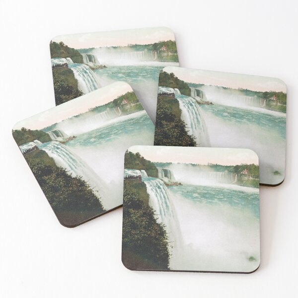 Item preview, Vintage Niagara - The Falls from Prospect Point - 1898 Photochrom designed and sold by warishellstore.