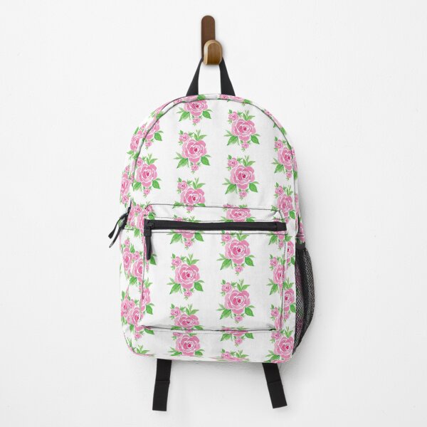 Item preview, Watercolor Pink Roses with Leaves designed and sold by artichromadsgns.