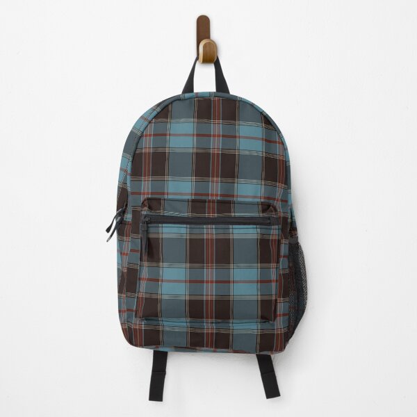 Aperçu de l'œuvre Plaid turquoise, marron, rouge et crème créée et vendue par KPcaptures.
