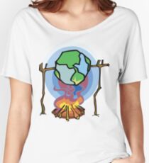 Global Warming Earth Day Women's Relaxed Fit T-Shirt