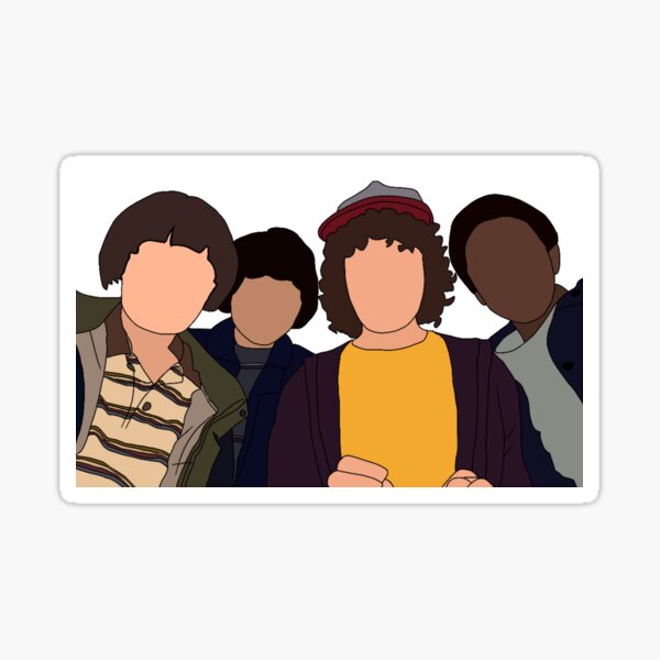 Item preview, Stranger Things | Will, Mike, Dustin & Lucas designed and sold by Sophianic.