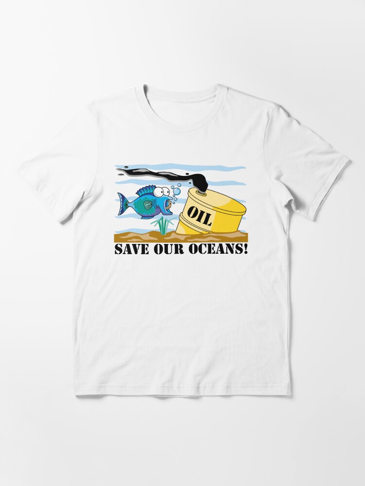 Alternate view of Earth Day "Save Our Oceans" Essential T-Shirt