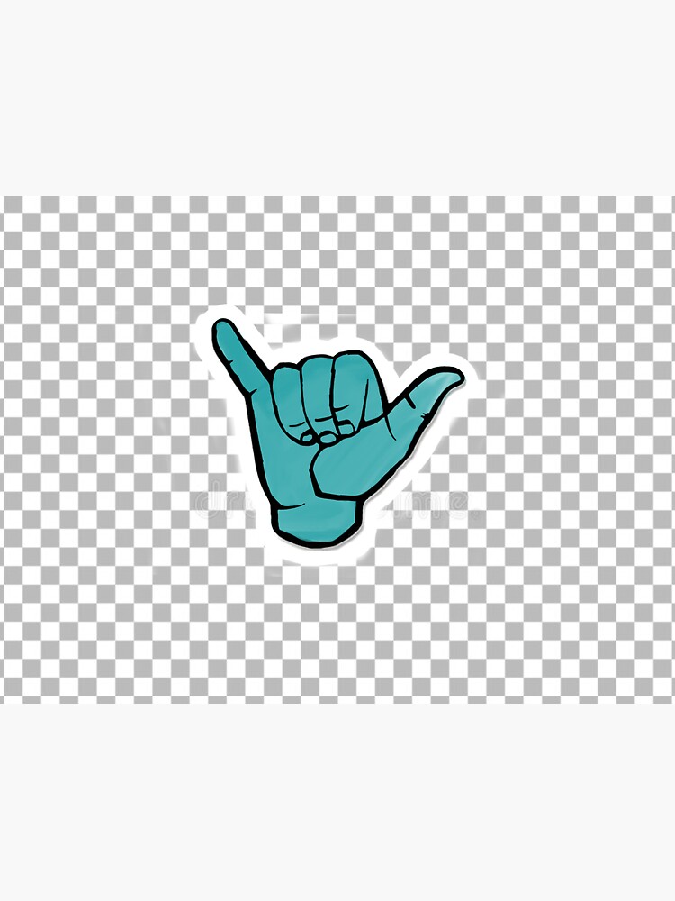 "YOLO HAND SIGN " Sticker for Sale by Stickersbynk Redbubble