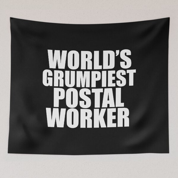 Item preview, World's Grumpiest Postal Worker Mailman designed and sold by losttribe.