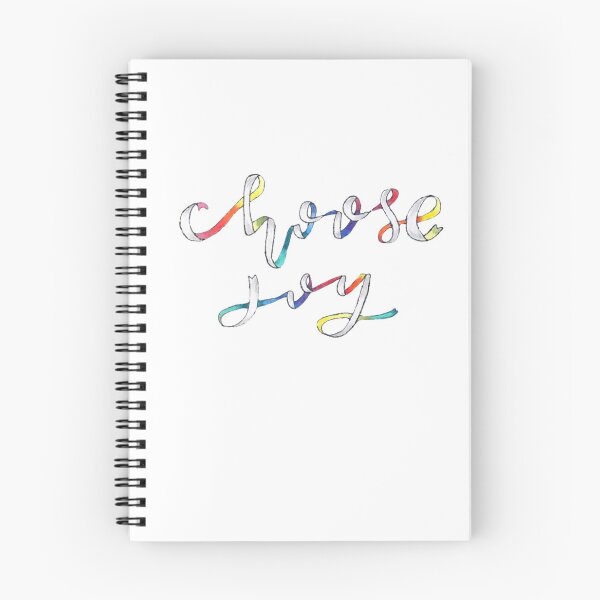 Item preview, Choose Joy Rainbow Ribbon Positive Quote designed and sold by faithful-ink.