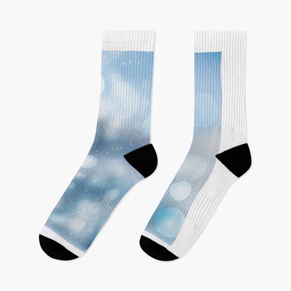 Item preview, light blue bokeh designed and sold by Balasoiu Claudia.