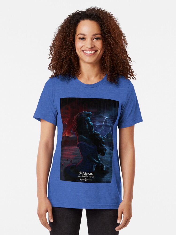 Alternate view of La Llorona - Rejected Princesses Tri-blend T-Shirt