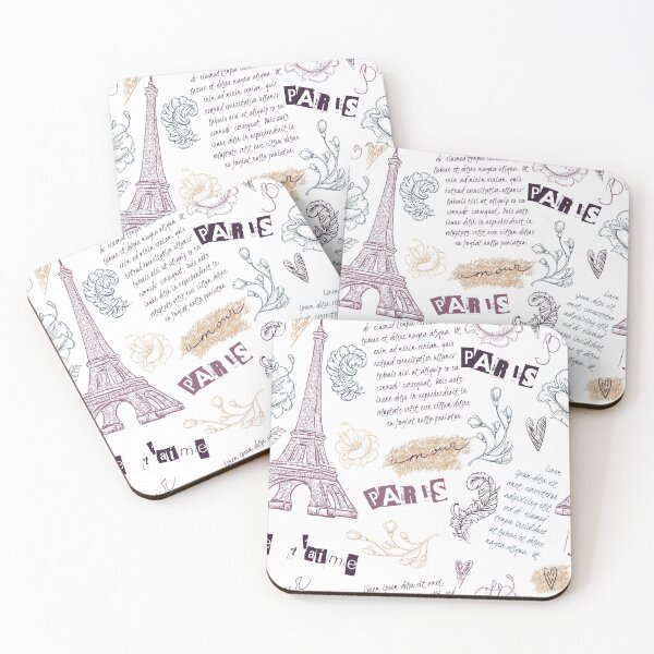 Item preview, French design featuring Paris attractions and sayings designed and sold by DavJen.