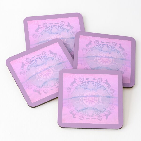 Item preview, Pink Horse Mandala designed and sold by WatersEdgeGal.