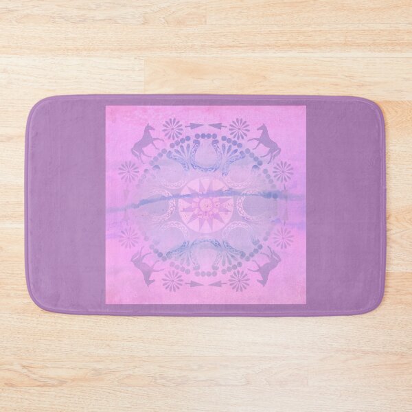 Item preview, Pink Horse Mandala designed and sold by WatersEdgeGal.