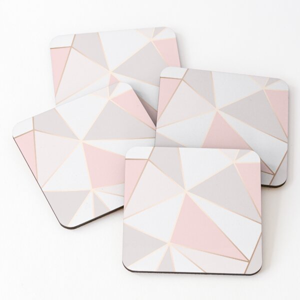 Item preview, Pink,Grey & Gold Geometric  designed and sold by Danielle555.