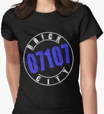 'Brick City 07107' (w) Women's Fitted T-Shirt