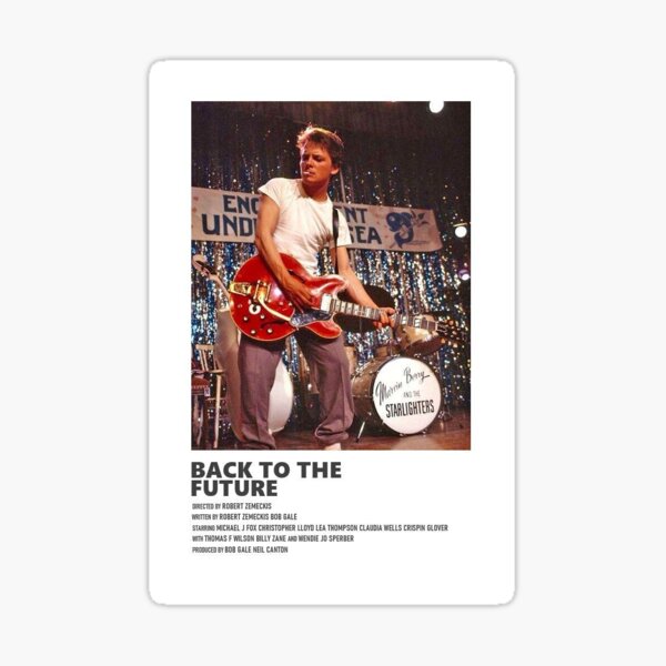 Back to the future Sticker