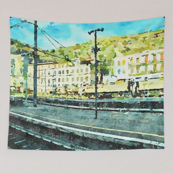 Item preview, Tivoli railway station designed and sold by Giuseppe Cocco.