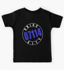'Brick City 07114' (w) Kids Tee