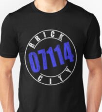 'Brick City 07114' (w) Unisex T-Shirt