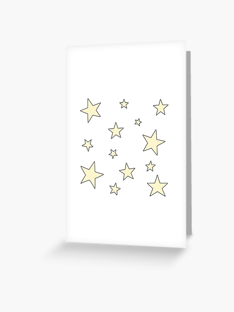 Aesthetic mini star pack Greeting Card for Sale by colleenm2