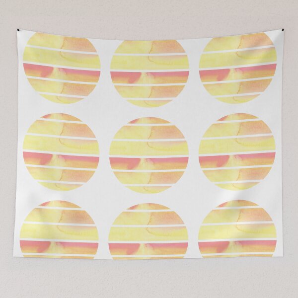 Item preview, Gradient Striped Ellipse designed and sold by pear-la.