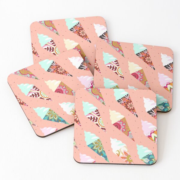 Item preview, Mandala ice cream | misty rose designed and sold by camcreativedk.